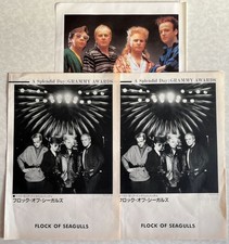 A Flock of Seagulls Mike Score 1983-1984 CLIPPING JAPAN MAGAZINE VM 3PAGE