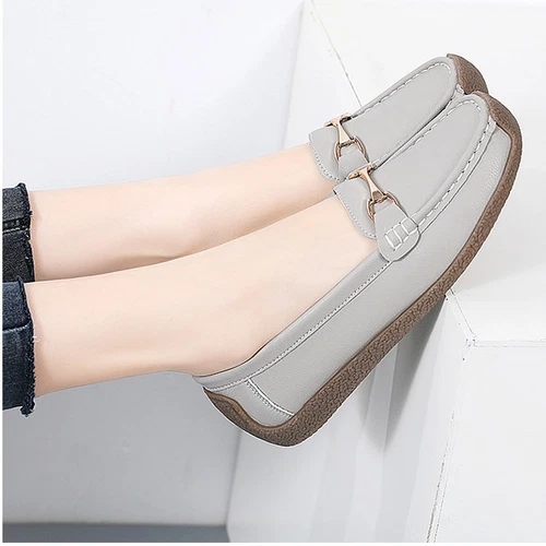 Womens Loafers Mocassin Office Work Flat Slip On Shoes Ladies Casual Shoes Size - Bild 58 von 59