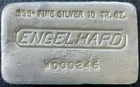 10oz Engelhard W Series Anaheim Bar Vintage Silver Bar Low Serial #246