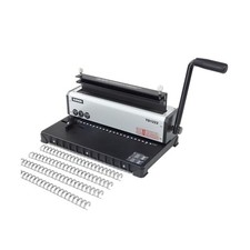 Rayson TD1222 Wire Binding Machine - 2:1 Pitch, Rectangular Holes, 220 Sheet ...