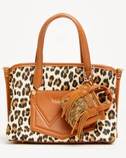 Wrangler X Boot Barn Cowhide Mini Handbag Charm - WGH-1007 BR