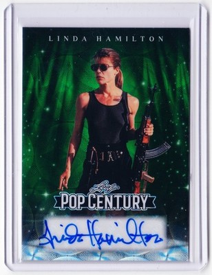 Linda Hamilton 2026 Leaf Metal Pop Century Auto Card 1/1 Sarah Connor Terminator