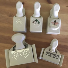 MARTHA STEWART Stampbook 5 Set Punches Many Varieties Couriering Edging NEW