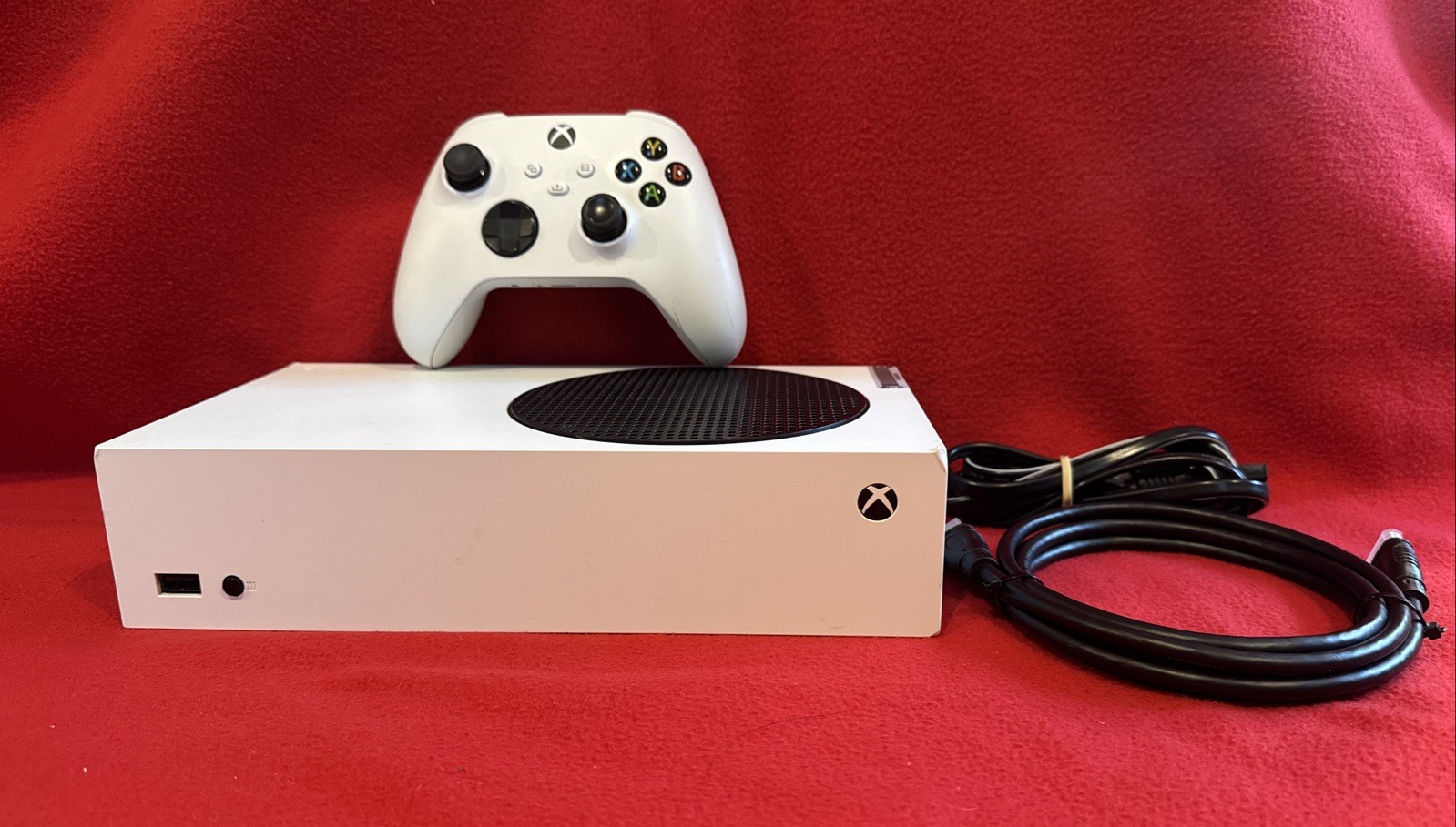 Microsoft Xbox SERIES S 512GB White System Console W Wireless Controller & Cords
