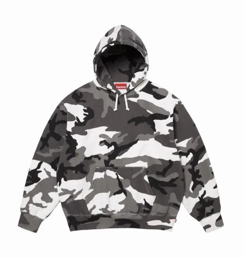 Supreme Camouflage Regular Size Hoodies & Sweatshirts for Men for
