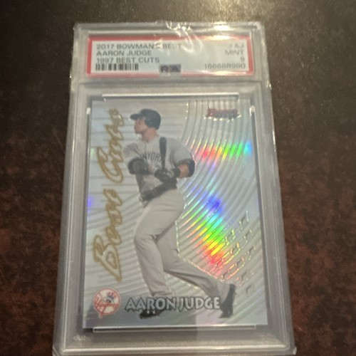 Topps 2017 Bowman’s Best Best Cuts Aaron Judge BC-AJ Yankees PSA 9