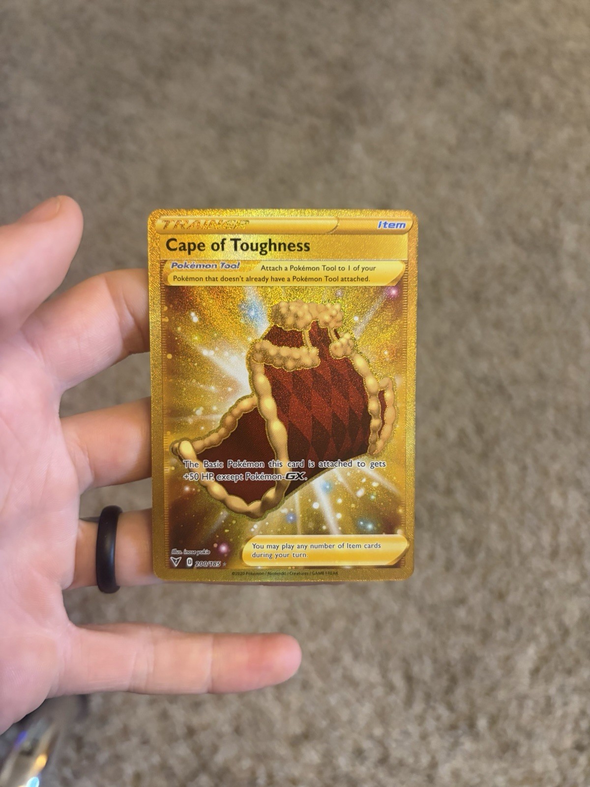 Cape of Toughness 200/185 Secret Rare - Vivid Voltage - Near Mint