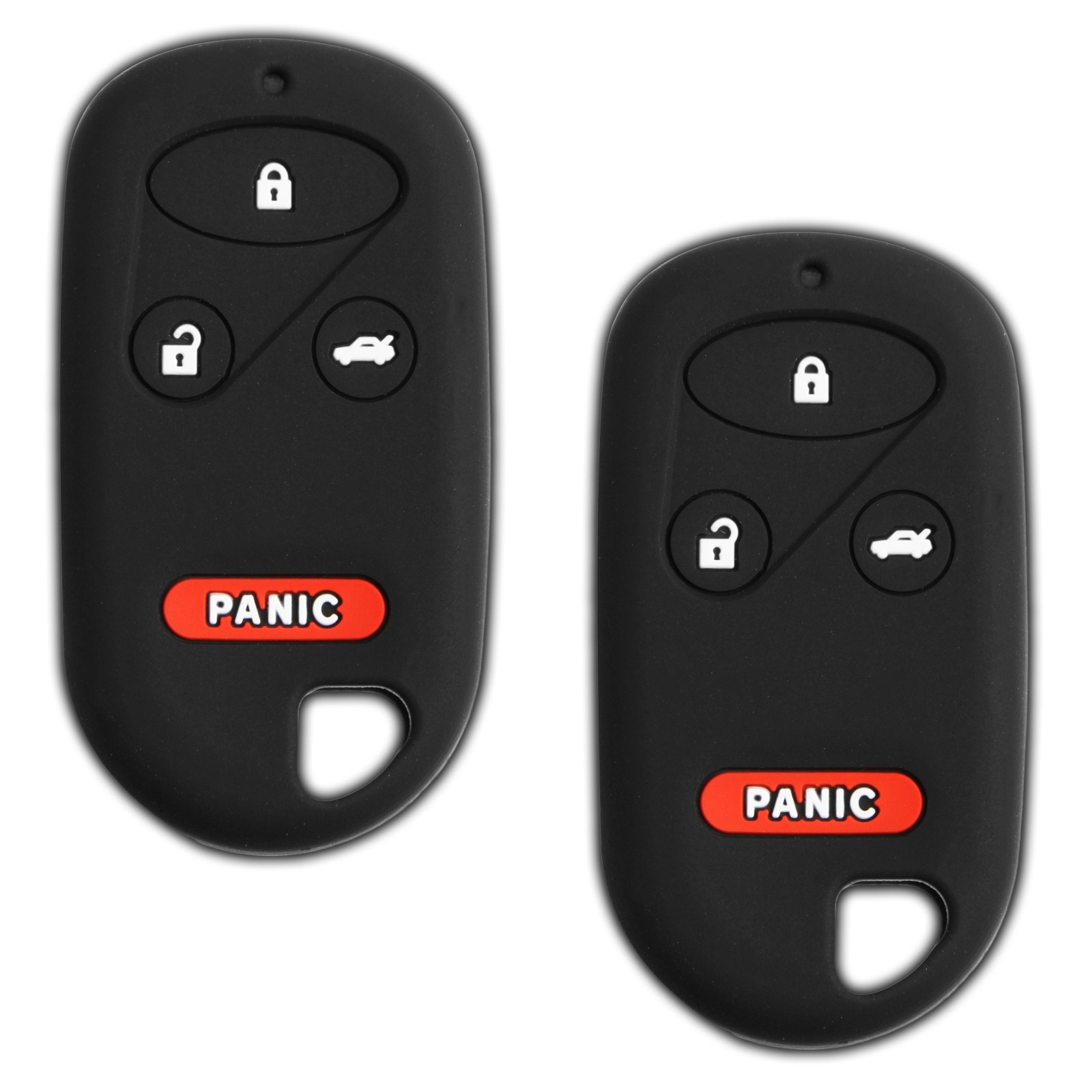 2 Key Fob Remote Skin Shell Case Cover Replacement for Honda KOBUTAH2T