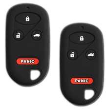 2 Key Fob Remote Skin Shell Case Cover Replacement for Honda KOBUTAH2T