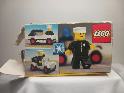 Vtg Lego #6600-1 Legoland Police Patrol, inc with  Box w Stickers Rare