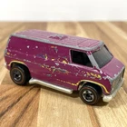 Hot Wheels Redline Chevy Motocross Super Van 1974 Plum Made In Hong Kong