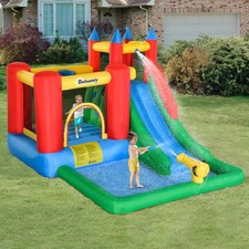130" x 96.5" x 84.75" Inflated Castle for Climbing, Bouncing, Sliding