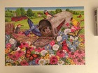 BITS AND PIECES PUZZLE “BLUEBIRDS NESTING IN THE MAILBOX” 1000 PIECES COMPLETE — photo 4