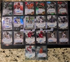 Bowman Baseball 20 Card Autograph Lot