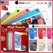 New Apple iPod Touch 5th 6th 7th Gen 64/128/256gb Sealed Music mp4 Player LOT