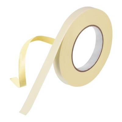 Acetate Roll Cloth Adhesive Tape, 0.6in x 98ft White Electrical Tape