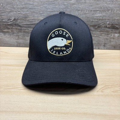 Goose Island Beer Co Hat Cap Flex Fit Black L-XL Chicago Brewery IPA Sasquatch
