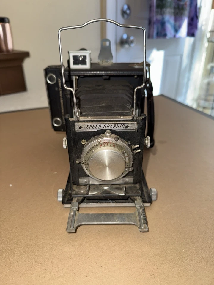Graflex 2x3 Speed Graphic Body Camera with Kodak 101mm Lens - Image 3 of 4