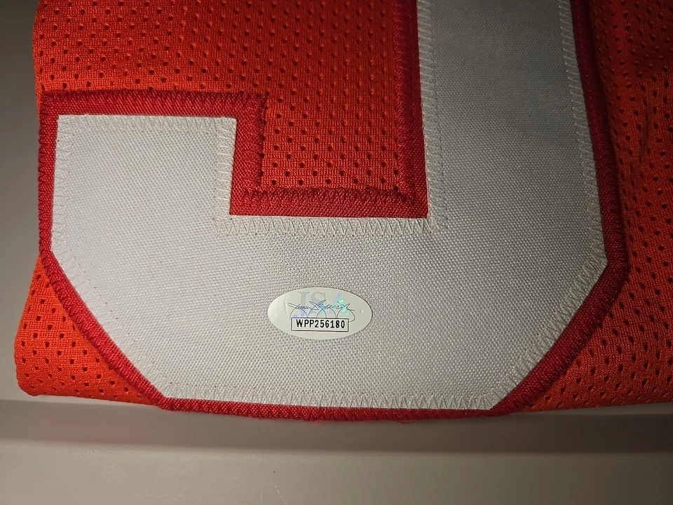 Warren Sapp Autographed Orange Pro Style Jersey - Tampa 99 JSA  - Image 3 of 4