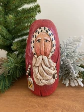 Santa with Lantern (748R) by Whispering Pines Carving
