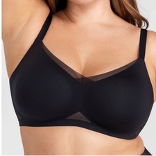 HONEYLOVE CrossOver Bra In Black Size Large