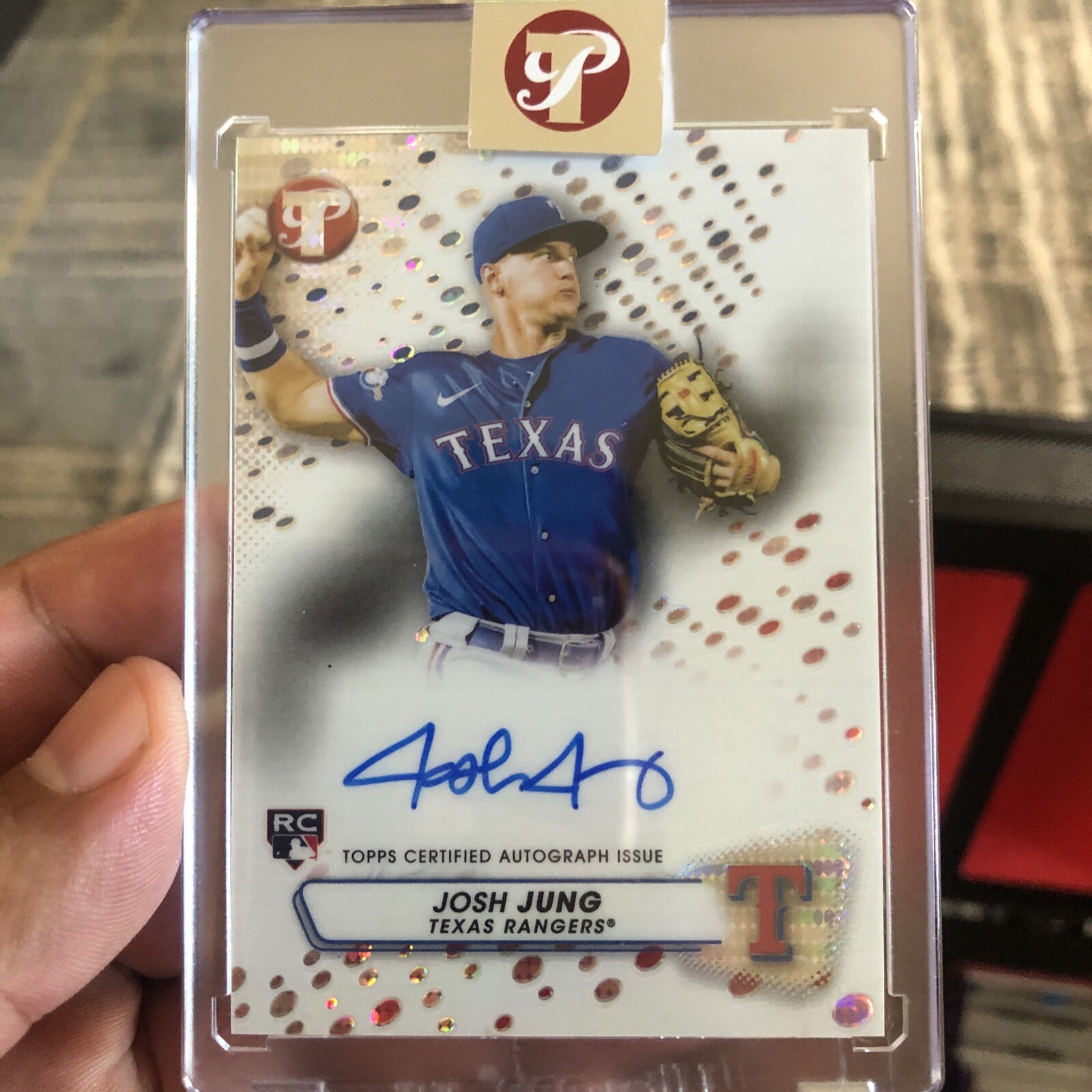 2023 Topps Pristine Josh Jung Encased Refractor Rookie OnCard Auto RC /99 #PA-JJ