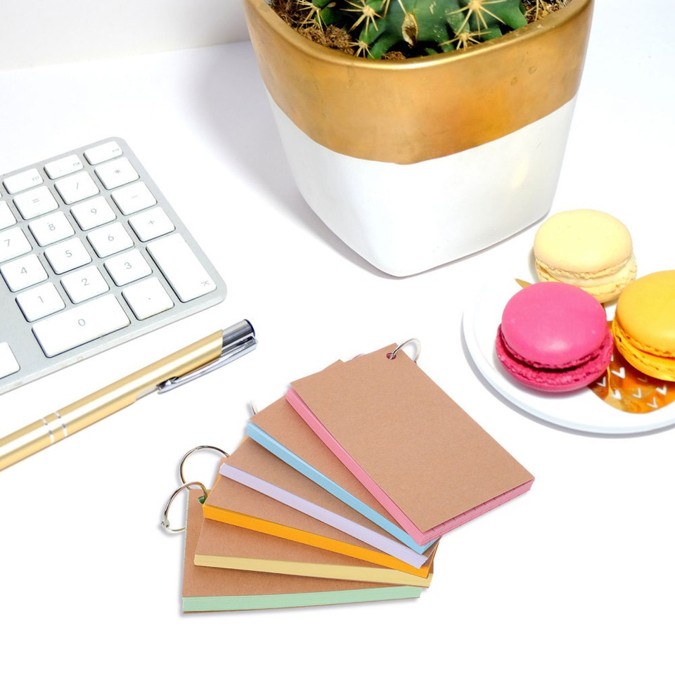 1 Set Index Cards Index Cards Flash Cards With Rings Flashcards With