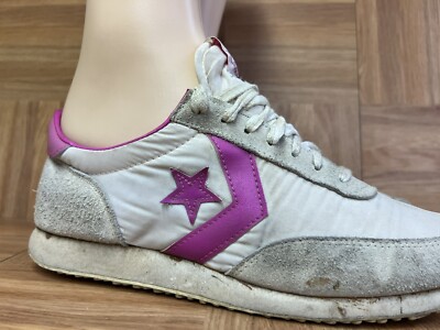 VTG🔥 Sz 9 - Converse L.A Olympics 1980's Magenta Shoes Men's