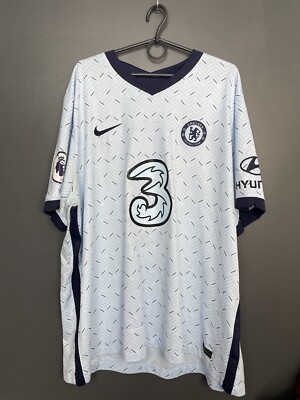 Chelsea FC Nike Mount 19 20-21シーズン Nike Chelsea FC 2020-21 Away Soccer Jersey #19 Mason Mount