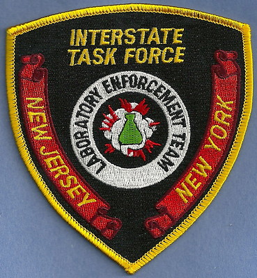 DEA NEWARK NEW JERSEY DRUG ENFORCEMENT TASK FORCE POLICE PATCH