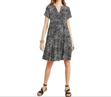 Anthropologie Maeve Tania Sacha Tiered Dress Womens XS