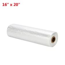 1 Roll 350 Bags Plastic Produce Clear Bag On Roll Kitchen Food Fruit Storage US