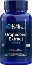 Life Extension Grapeseed Extract 100 mg – Antioxidant Support 60 Capsules