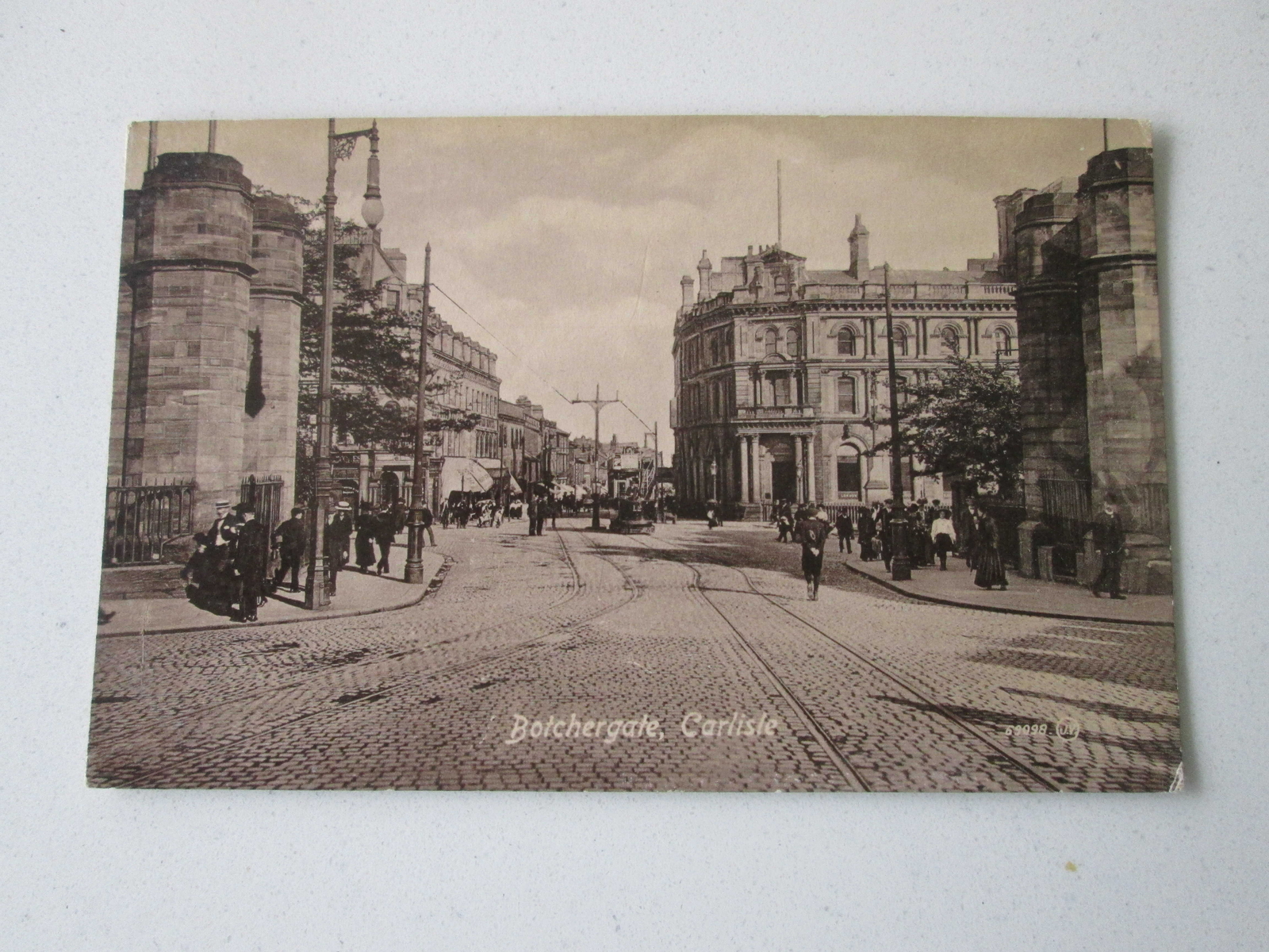 Postcard View of Botchergate Carlisle c1906 Real Photo RP | eBay UK