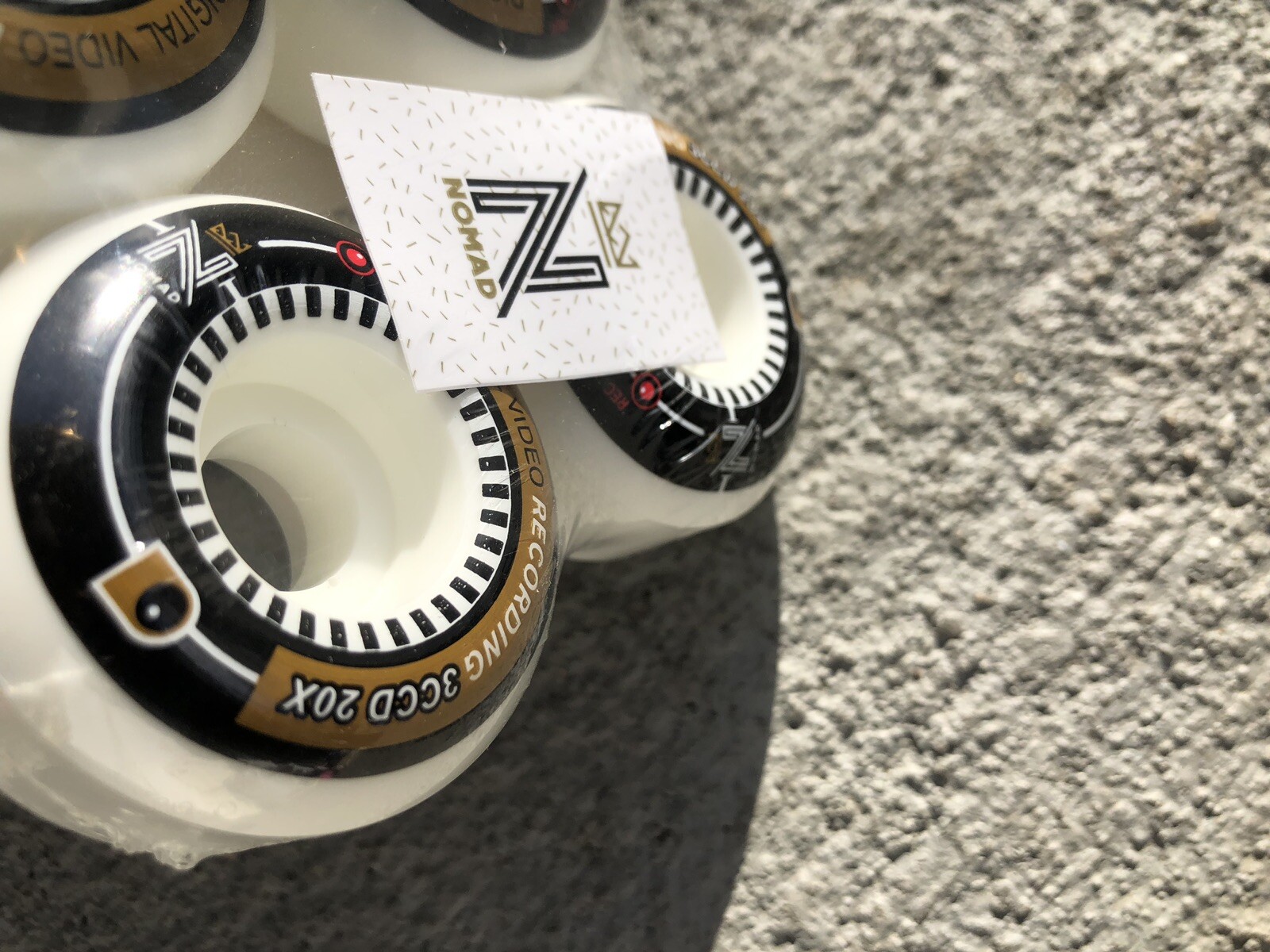 Nomad Skateboarding Filmer Wheels Classic Shape 53mm 101A Brand New
