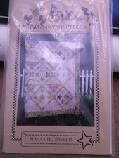 PATCHWORK PIECES "ROMANTIC BASKETS" QUILT PATTERN NEW