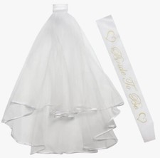 Bride Veil Bachelorette Party Bridal Headpieces Wedding Veil for Bride