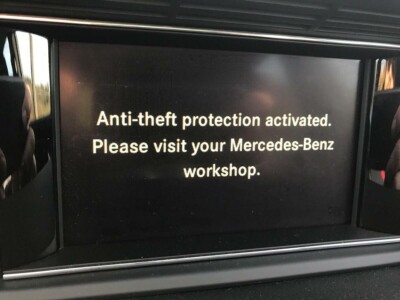Mercedes Anti Theft Protection Activated Code PIN Radio - Remote & In Person