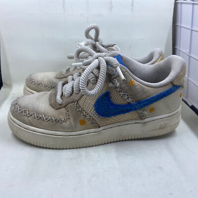 Nike Air Force 1' 07 Low LA Flea Sail and Coconut Sneakers Size 