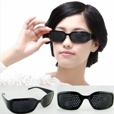 Rasterbrille Gitterbrille Brille Sehkorrektur Augentraining Lochbrille Augen