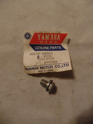 NOS YAMAHA WASHER BOLT TT XT SR 500 XJ 650 750 900 700 TZ125 YFM350 90105-08003