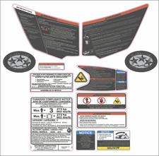 SEADOO RXT X 260 2015 Graphics / Decal Warning / Sticker Kit