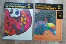 Lot of 2 1960's Peppertree Book Covers~ RolIing Stones Iron Butterfly Donovan