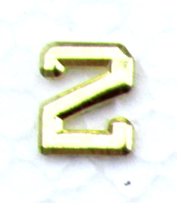Number Two Pin Number 2 Chenille-Sports-Lapel-Jacket-Award Pins School-Team-Club-Band ...
