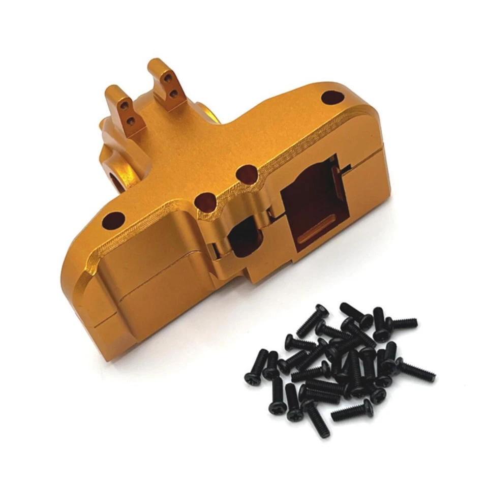 For 1/14 MJX 14209 14210 car Alloy Metal Upgraded Rear Gearbox Cover Gear Cover - Image 3 of 4