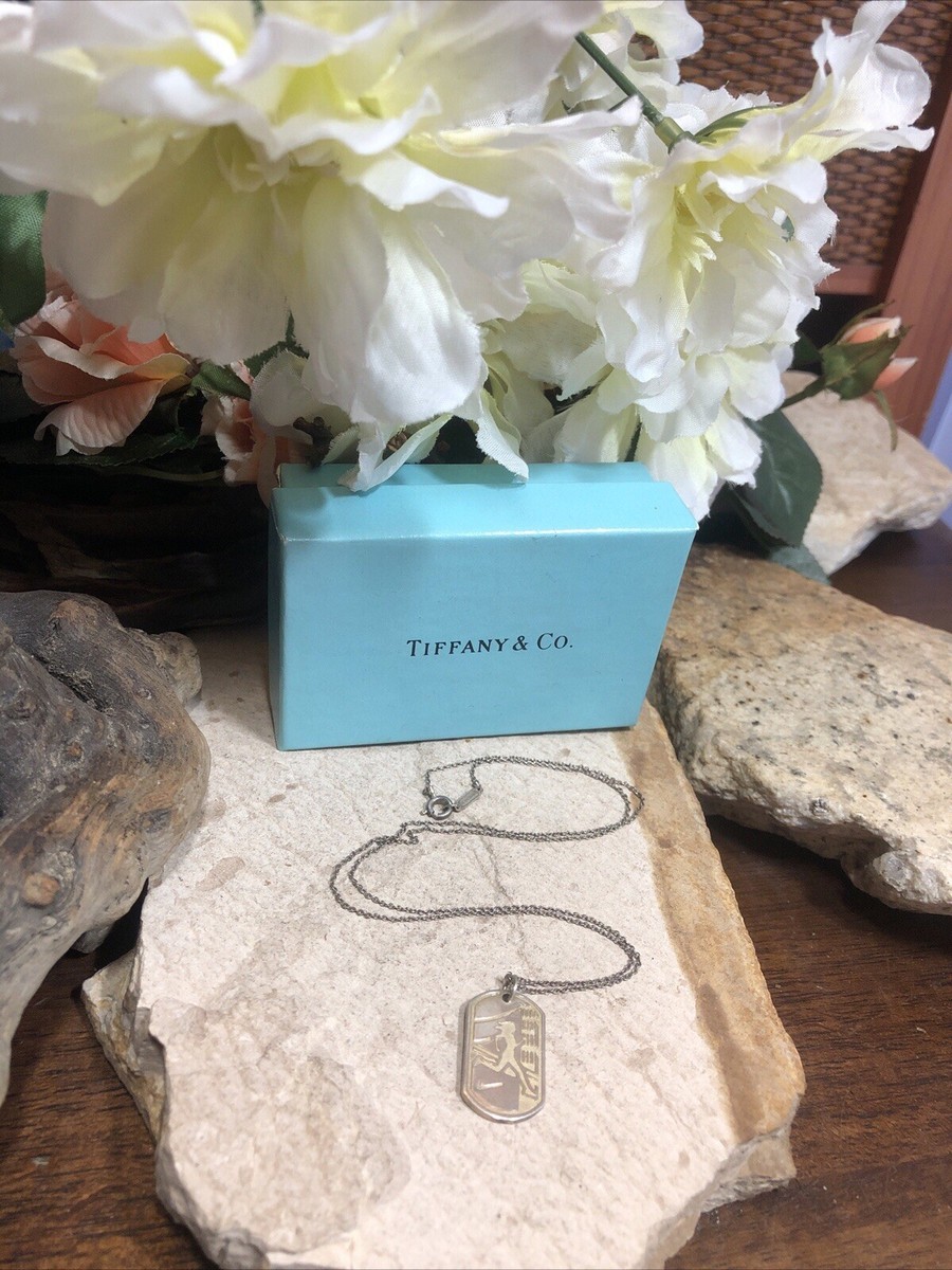 20. Tiffany & Co. 925 Sterling Nike Womens Marathon 2012 Dog Tag