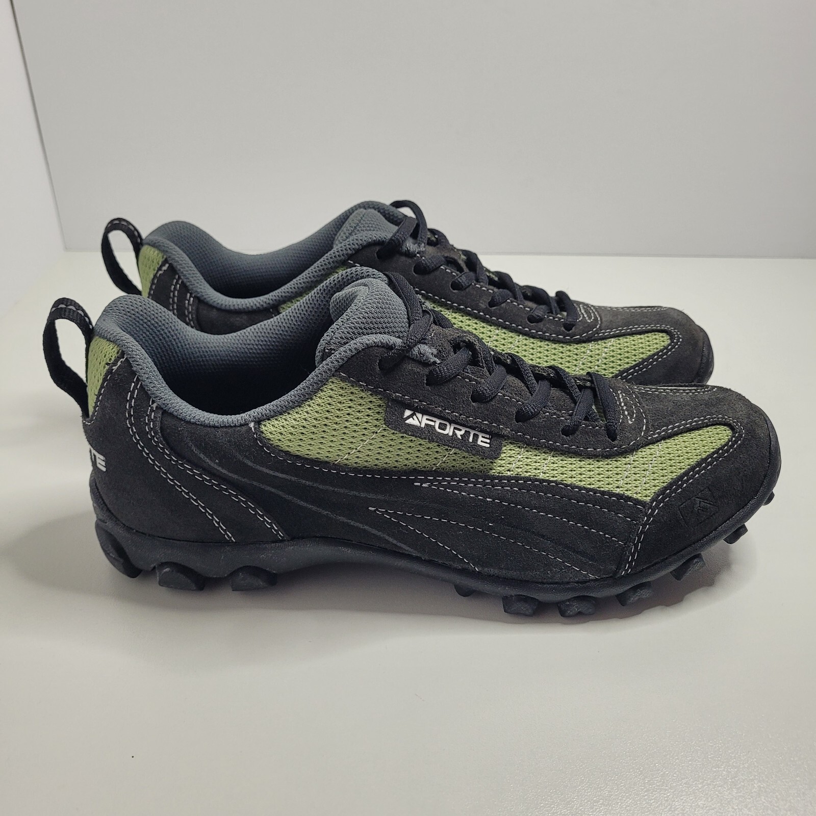 Forte Men's Transverse 20-5592 Black Cycling Biking Lace Up Shoes Size US 6.5