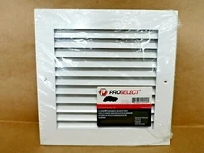 Proselect 8 x 8 Aluminum Return Grille Horizontal Blade PSAH45WXX
