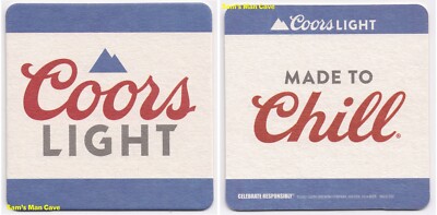 Coors Light Chill Beer Coaster