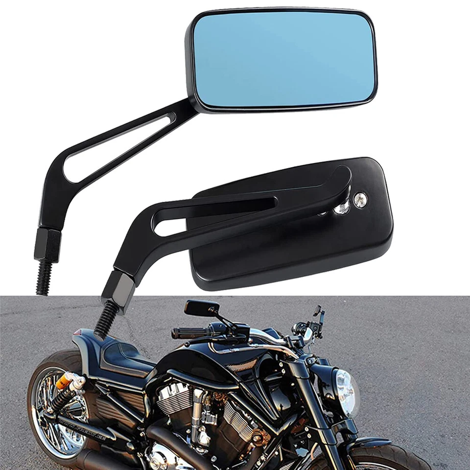 Espejos retrovisores universales para motocicleta Honda VTX1300 VTX1800 Shadow Aero 750 1100 2 piezas Foto 4 de 4